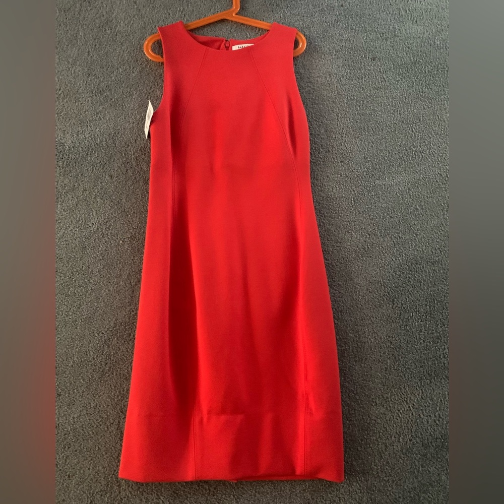 NWT Red-Orange Babaton (Aritzia) Sheath Dress (Size 0)